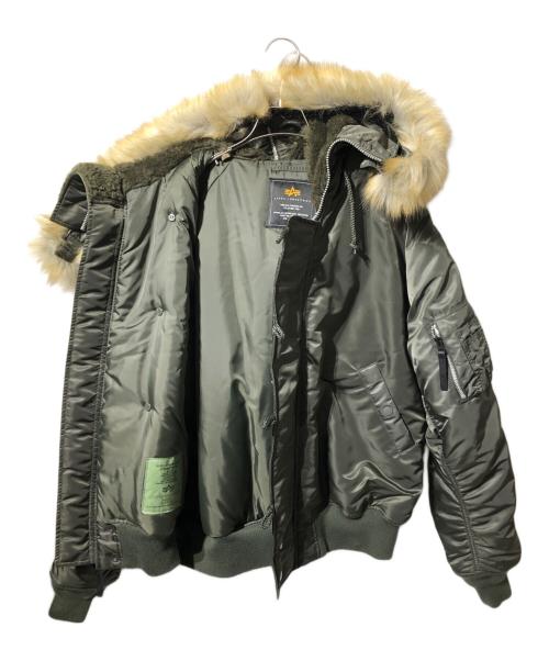 ALPHA（アルファ）ALPHA (アルファ) N-2B フライトジャケット カーキ サイズ:Lの古着・服飾アイテム