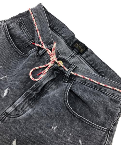 ARIES（アリーズ）ARIES (アリーズ) Destroyed Batten デニムパンツ グレー サイズ:SIZE 73.5cm (W29)の古着・服飾アイテム