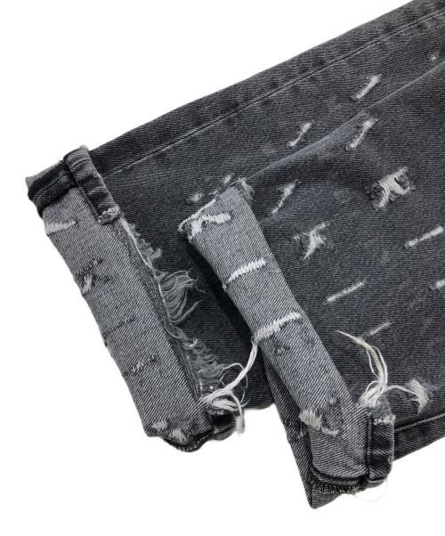 ARIES（アリーズ）ARIES (アリーズ) Destroyed Batten デニムパンツ グレー サイズ:SIZE 73.5cm (W29)の古着・服飾アイテム