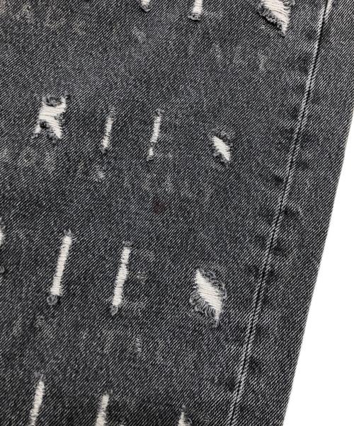 ARIES（アリーズ）ARIES (アリーズ) Destroyed Batten デニムパンツ グレー サイズ:SIZE 73.5cm (W29)の古着・服飾アイテム