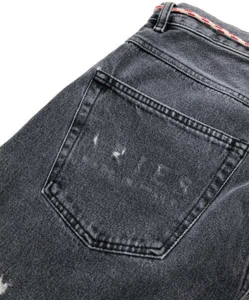 ARIES（アリーズ）ARIES (アリーズ) Destroyed Batten デニムパンツ グレー サイズ:SIZE 73.5cm (W29)の古着・服飾アイテム