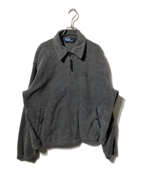 POLO RALPH LAUREN（ポロ・ラルフローレン）POLO RALPH LAUREN (ポロ・ラルフローレン) フリースジャケット グレー サイズ:Ⅼの古着・服飾アイテム