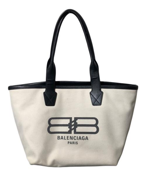 BALENCIAGA（バレンシアガ）BALENCIAGA (バレンシアガ) ジャンボ スモール トートバッグ ホワイトの古着・服飾アイテム