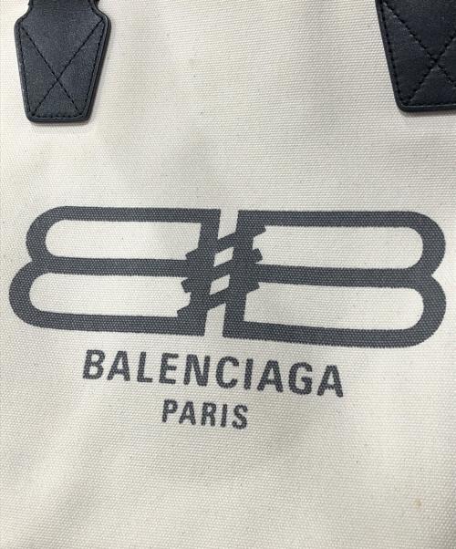 BALENCIAGA（バレンシアガ）BALENCIAGA (バレンシアガ) ジャンボ スモール トートバッグ ホワイトの古着・服飾アイテム