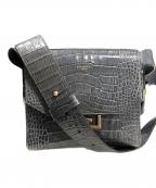 GIVENCHYジバンシィ）の古着「クロコ調ショルダーバッグ」｜グリーン