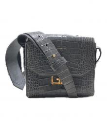 GIVENCHY（ジバンシィ）の古着「クロコ調ショルダーバッグ」｜グリーン