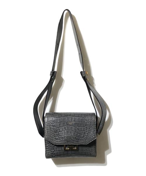 GIVENCHY（ジバンシィ）GIVENCHY (ジバンシィ) クロコ調ショルダーバッグ グリーンの古着・服飾アイテム