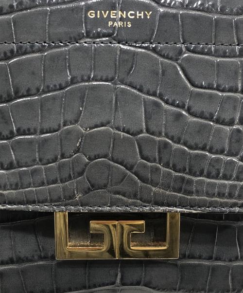GIVENCHY（ジバンシィ）GIVENCHY (ジバンシィ) クロコ調ショルダーバッグ グリーンの古着・服飾アイテム