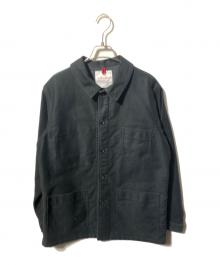 Le Sans Pareil（ル サン パレイユ）の古着「コットンモールスキントラディショナルカバーオール」｜ブラック