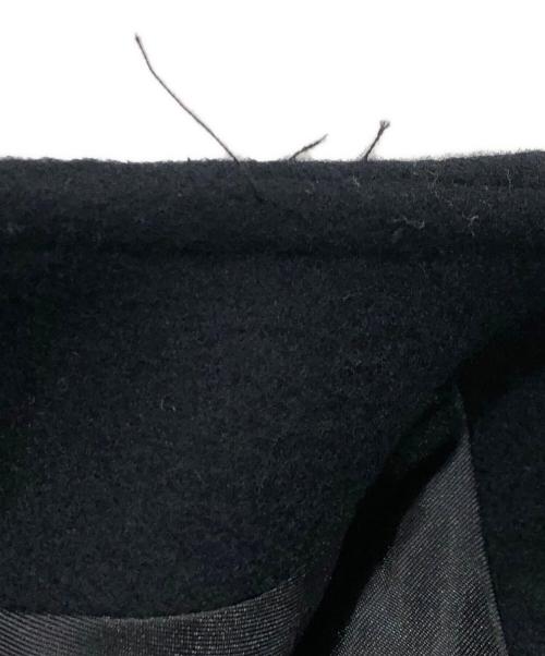 JOURNAL STANDARD（ジャーナルスタンダード）JOURNAL STANDARD (ジャーナルスタンダード) スーパー140ビーバーノーカラーショートコート ブラック サイズ:Sの古着・服飾アイテム