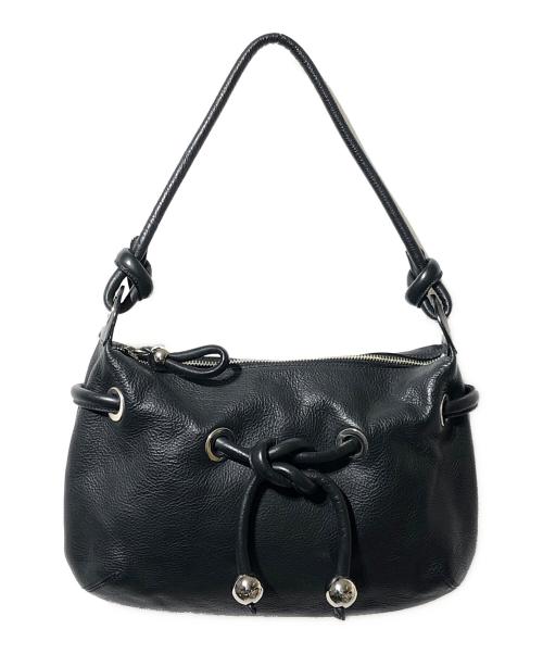 Chloe（クロエ）Chloe (クロエ) メタルボールレザーワンショルダーバッグ ブラックの古着・服飾アイテム