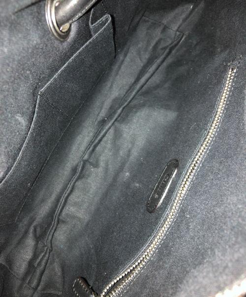 Chloe（クロエ）Chloe (クロエ) メタルボールレザーワンショルダーバッグ ブラックの古着・服飾アイテム