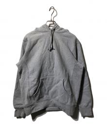 SUPREME（シュプリーム）の古着「trademark hooded sweatshirt（トレードマーク　フーデッド　スウェットシャツ）」｜グレー