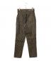 FENDI JEANS (フェンディ ジーンズ) ズッカ柄テーパードパンツ ブラウン×ブラック サイズ:SIZE 71cm(W28)：15000円