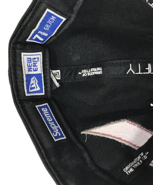 SUPREME（シュプリーム）SUPREME (シュプリーム) New Era (ニューエラ) SEARCH AND DESTROYキャップ/コラボキャップ ブラックの古着・服飾アイテム