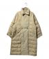 nano・universe（ナノ・ユニバース）の古着「西川ダウン  リバーシブル ライトコート」｜ベージュ