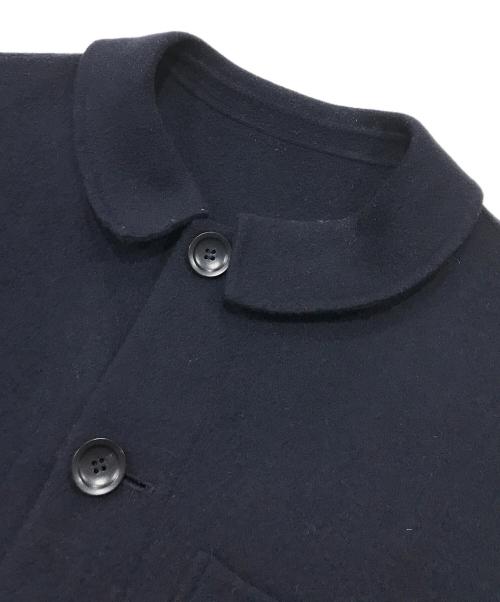 mizuiro-ind（ミズイロインド）mizuiro-ind (ミズイロインド) ウールブレンドリバージャケット ネイビー サイズ:表記なしの古着・服飾アイテム