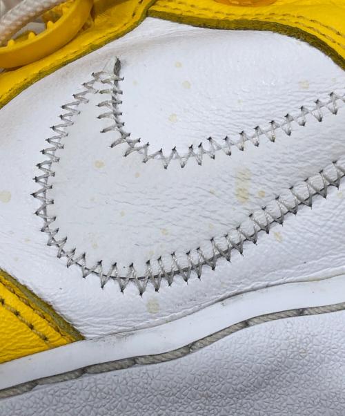 NIKE（ナイキ）NIKE (ナイキ) OFF-WHITE (オフホワイト) エアフォース1 SP LTHR スニーカー ホワイト×イエロー サイズ:28.5㎝の古着・服飾アイテム