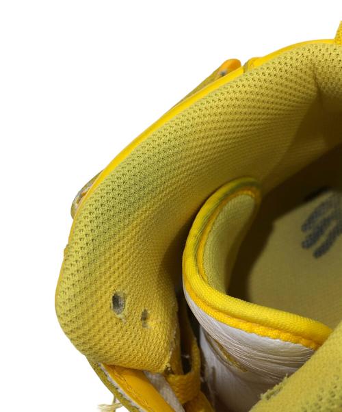 NIKE（ナイキ）NIKE (ナイキ) OFF-WHITE (オフホワイト) エアフォース1 SP LTHR スニーカー ホワイト×イエロー サイズ:28.5㎝の古着・服飾アイテム