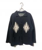 BEAMS Lightsビームスライト）の古着「ネイティブ柄 カバーオール」｜ブラック