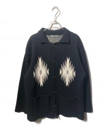 BEAMS Lights（ビームスライト）の古着「ネイティブ柄 カバーオール」｜ブラック