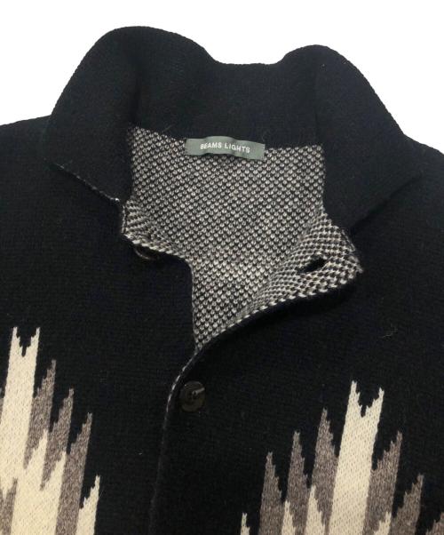 BEAMS Lights（ビームスライト）BEAMS Lights (ビームスライト) ネイティブ柄 カバーオール ブラック サイズ:Sの古着・服飾アイテム