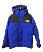 THE NORTH FACEザ ノース フェイス）の古着「マウンテンダウンジャケット」｜ブラック×ブルー