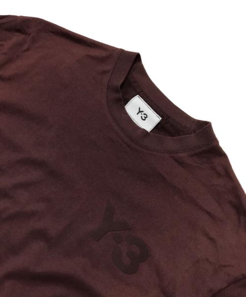 Y-3（ワイスリー）Y-3 (ワイスリー) クラシックロゴTシャツ ブラウン サイズ:XSの古着・服飾アイテム
