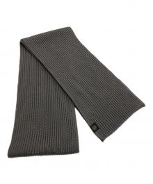 BATONER（バトナ―）の古着「リブニットマフラー」｜ブラウン