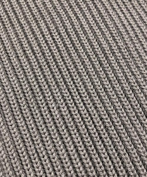 BATONER（バトナ―）BATONER (バトナ―) リブニットマフラー ブラウンの古着・服飾アイテム