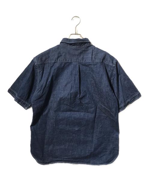 BONCOURA（ボンクラ）BONCOURA (ボンクラ) プルオーバー半袖デニムシャツ/半袖シャツ インディゴ サイズ:38の古着・服飾アイテム