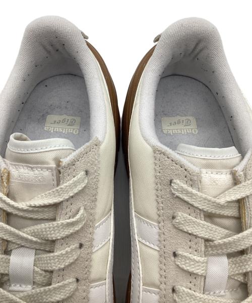 Onitsuka Tiger（オニツカタイガー）Onitsuka Tiger (オニツカタイガー) DELEGATION CHUNK スニーカー ブラウン×ホワイト サイズ:US 9 1/2の古着・服飾アイテム