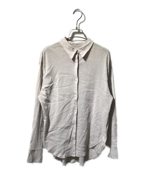 ETRE TOKYO（エトレトウキョウ）ETRE TOKYO (エトレトウキョウ) コットンメッシュカットシャツ グレー サイズ:Fの古着・服飾アイテム