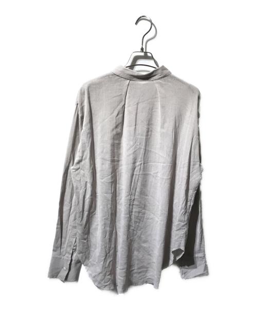 ETRE TOKYO（エトレトウキョウ）ETRE TOKYO (エトレトウキョウ) コットンメッシュカットシャツ グレー サイズ:Fの古着・服飾アイテム