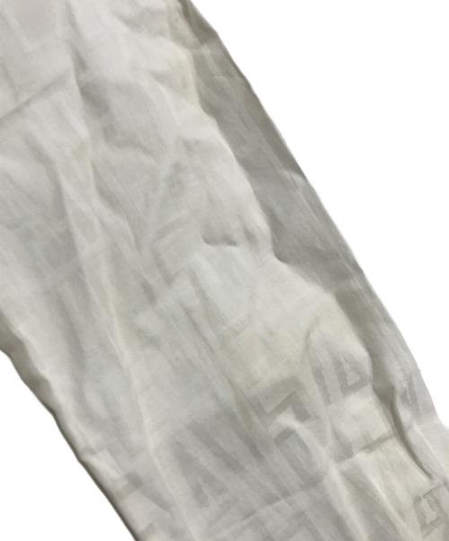 EMPORIO ARMANI（エンポリオ アルマーニ）EMPORIO ARMANI (エンポリオアルマーニ) ロゴジャガードシャツ アイボリー サイズ:Mの古着・服飾アイテム