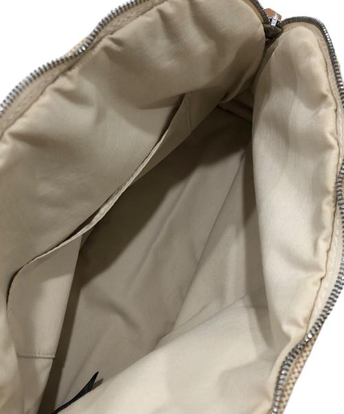 HERMES（エルメス）HERMES (エルメス) キャンバス ボリードポーチ MM ベージュの古着・服飾アイテム