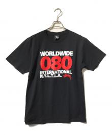 stussy（ステューシー）の古着「プリントTシャツ/ロゴTシャツ」｜ブラック