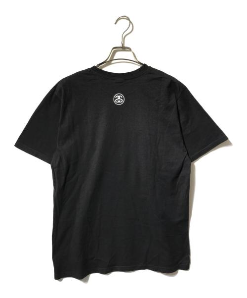 stussy（ステューシー）stussy (ステューシー) プリントTシャツ/ロゴTシャツ ブラック サイズ:MEDIUMの古着・服飾アイテム