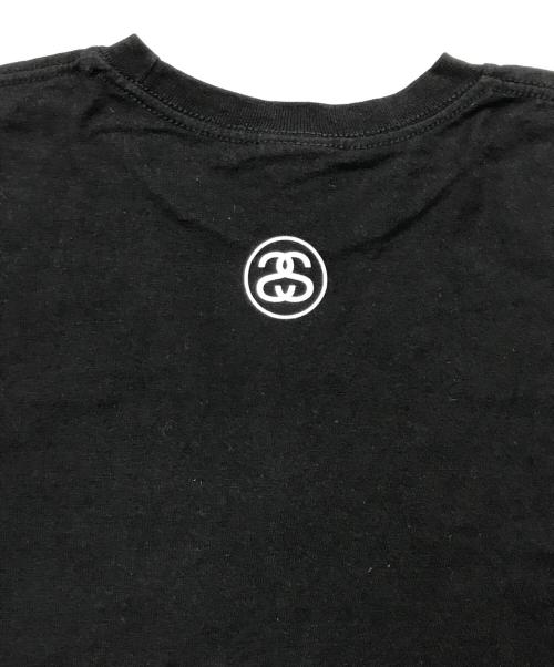 stussy（ステューシー）stussy (ステューシー) プリントTシャツ/ロゴTシャツ ブラック サイズ:MEDIUMの古着・服飾アイテム
