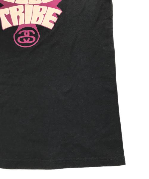 stussy（ステューシー）stussy (ステューシー) プリントTシャツ/ロゴTシャツ ブラック サイズ:MEDIUMの古着・服飾アイテム