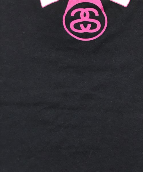 stussy（ステューシー）stussy (ステューシー) プリントTシャツ/ロゴTシャツ ブラック サイズ:MEDIUMの古着・服飾アイテム