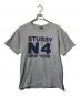 stussy（ステューシー）の古着「プリントTシャツ/ロゴTシャツ」｜グレー