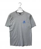 stussyステューシー）の古着「刺繍Tシャツ」｜グレー