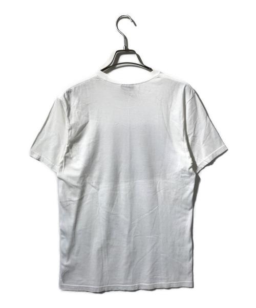 stussy（ステューシー）stussy (ステューシー) 8ボール＆スカルプリントTシャツ ホワイト サイズ:Mの古着・服飾アイテム