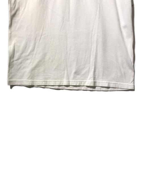 stussy（ステューシー）stussy (ステューシー) 8ボール＆スカルプリントTシャツ ホワイト サイズ:Mの古着・服飾アイテム