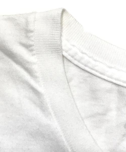 stussy（ステューシー）stussy (ステューシー) 8ボール＆スカルプリントTシャツ ホワイト サイズ:Mの古着・服飾アイテム