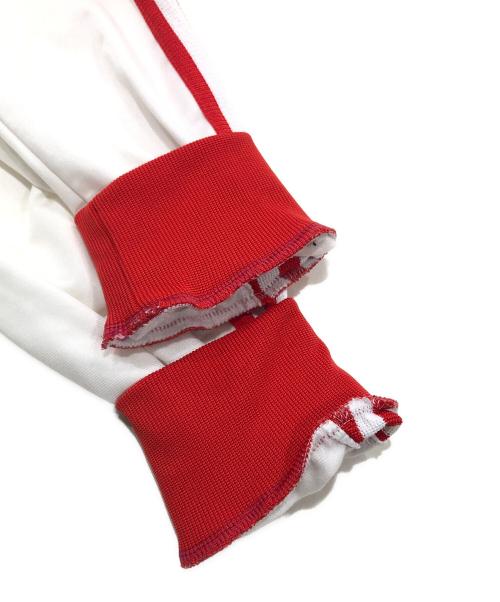 adidas（アディダス）adidas (アディダス) ATPトラックジャケット ホワイト×レッド サイズ:Mの古着・服飾アイテム