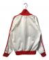 adidas (アディダス) ATPトラックジャケット ホワイト×レッド サイズ:M：18000円