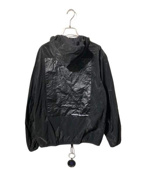 ARMANI EXCHANGE（アルマーニ エクスチェンジ）ARMANI EXCHANGE (アルマーニ エクスチェンジ) AX BEATS ナイロンジャケット ブラック サイズ:Sの古着・服飾アイテム