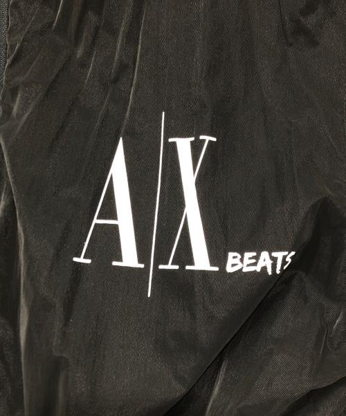ARMANI EXCHANGE（アルマーニ エクスチェンジ）ARMANI EXCHANGE (アルマーニ エクスチェンジ) AX BEATS ナイロンジャケット ブラック サイズ:Sの古着・服飾アイテム